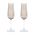 Leopold Vienna Champagne Flute Corvina Design In Pearl Finish Set Of 2 - BRLV227000