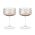 Leopold Vienna Champagne Coupe Glass Corvina Design In Pearlized Finish Set Of 2 - BRLV237006
