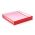 Leopold Vienna Serving Tray Franca Design In Red & Pink 35x35cm - BRLV618006