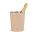 Leopold Vienna Bottle Cooler Ice Bucket For Champagne Double Walled In Stainless Steel In Sand Corvina Design - BRLV223007