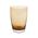 Italesse Mykonos Handcrafted Single Large Glass Tumbler 440cc Amber - IT3396A1