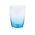 Italesse Mykonos Handcrafted Single Large Glass Tumbler 440cc Blue - IT3396BL