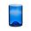 Italesse Deja Bu Tumbler 327cc Blue Glass In a Box of 6 - IT3403-69