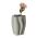 Philippi Vase In Ceramic With Delicate 3-D Printing Floree Design Ht 28cm Only - PH143014