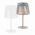 Philippi Solar Table Lamp In Powdercoated Steel Beige Colour With Olefin Rope Shade Lumen Design - PH146003