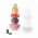 Philippi Vase Modular 5 piece Set In Mouthblown Glass Bianetti Design In Red Only - PH169001