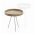 Philippi Side Table In Powercoated Steel With Jute Tahiti Design Low Height Only - PH254035