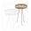 Philippi Side Table In Powercoated Steel With Jute Tahiti Design Tall Height Only - PH254036