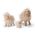 Philippi Albert Sheep In Beechwood With Faux Fur Medium Size Only - PH285051