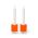 Pantone Candle & Tea Light Holder Set of 2 In Handmade Fine China Orange 021C - PT101720021