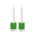 Pantone Candle & Tea Light Holder Set of 2 In Handmade Fine China Green 3539C - PT101723539