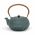 Bredemeijer Teapot Cast Iron Sichuan Design 1.0L Blue With Golden Handle & Stainless Steel Filter With Damaged Box - BR153081Z1