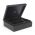 Bredemeijer Tea Box With 6 Separate Inner Compartments And A Solid Lid in Black Bamboo With Damage To The Outer Surface - BR184006Z1