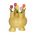 Ideas4Seasons Tulip Vase In Stoneware Strollz Design Mustard - ID35091