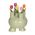 Ideas4Seasons Tulip Vase In Stoneware Strollz Design Soft Green - ID35092