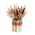 Ideas4Seasons Vase In Ceramic Poppy Rainbow Design In Small Size - ID37303