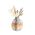 Ideas4Seasons Vase In Ceramic Rainbow Carambola Design - ID37308
