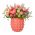 Ideas4Seasons Vase In Ceramic Maya Design Terra - ID39014