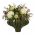 Ideas4Seasons Vase In Ceramic Ayla Design Olive - ID39025