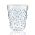 Italesse Twist Pua Handcrafted Single Large Glass Tumbler 370cc Clear And Blue - IT3354BL