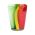 Italesse Amazonicos Handcrafted Single Large Glass Tumbler in Loro Design 310cc - IT3393-53