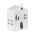 Rader Tea Light Holder In Porcelain Lighthouse Range Round Door Design Medium Size - RA10844