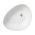 Rader Bowl In Porcelain With Leaf Design And Gold Decal Small Size - RA14132