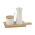 Rader Milk And Sugar Servers In Porcelain On Acacia Board Little Friends Range - RA14271