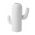 Rader Vase In Porcelain With Gold Decal Cactus Columnar Design Size Mini - RA17569