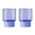 Remember Drinking Glasses Made From Borosilicate Glass Jill Design In Blue Set of 2 - REGL22