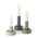 Philippi Candleholder Copenhagen Design In Enamelled Aluminium 3 Piece Set - PH234028