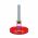 Remember Candle Holder In Tough Borosilicate Glass Lucy Design In Red With Damaged Box (Non Returnable) - REKH60Z1