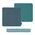 Remember Seat Cushion In Blueberry Design W40xD40xH5 cm - REKI15