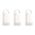 Remember Rechargeable Portable LED Lamp With Carry Handle Little URI Piccolo Set Of 3 Pure White - RELU32