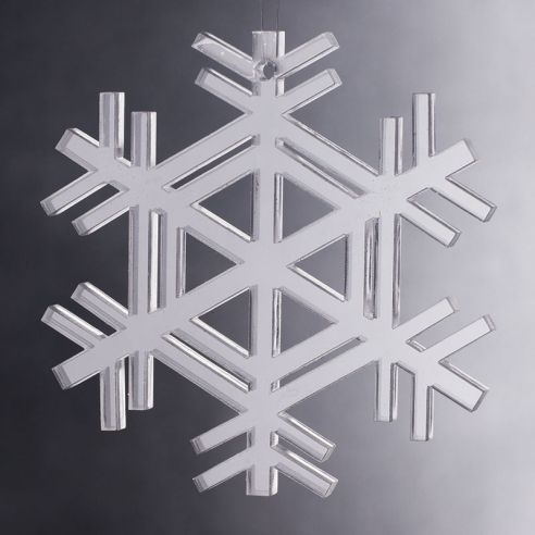 JackFrost Snowflake Bauble Tree Ornament Style C - 8826403