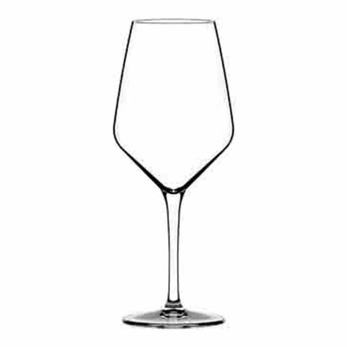 Italesse Bora Wine Glass Large 500cc with Laser Cut Rim In a Box of 6 - IT3324