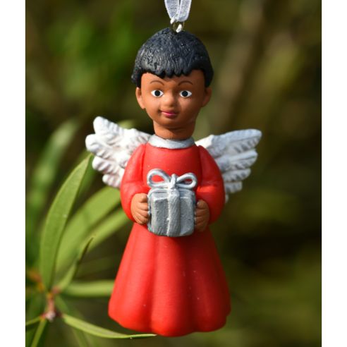 March Muses Lewis Red Handmade Eco-Friendly Hanging Christmas Tree Decoration - MM0012
