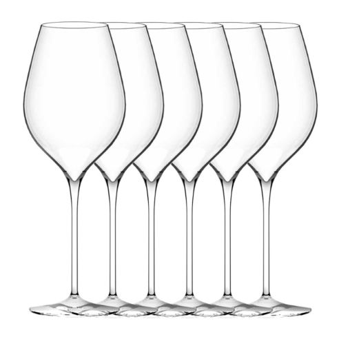 Italesse Masterclass No 48 Standard Champagne Flute Glass With Perlage Points 480cc in a Box of 6 - IT3362