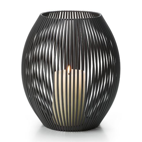 Philippi Lantern In Iron For Votives, Pillar Candles And Tealights Louisiana Design Extra Large Size - PH153010