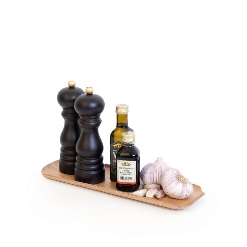 Bosign Counter Top And Serving Tray In Water And Oil Resistant Willow Wood Leaf Design In Satin Matt Finish - B262907