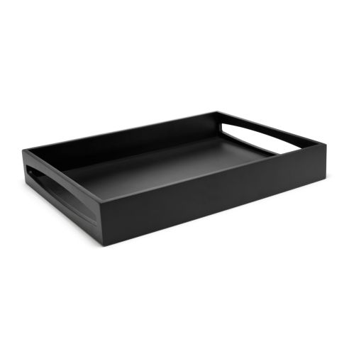 Leopold Vienna Serving Tray 40.0 x 30.0 x 6.0 cm Small Size In Black MDF Composite - BRLV618000