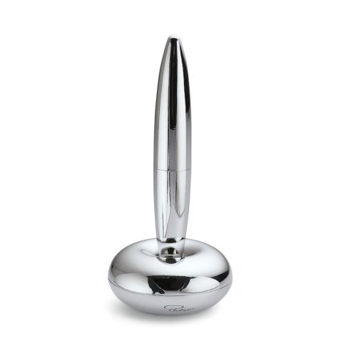 Philippi Executive Desk Pen With Magnetic Stand In Mirror Polished Aluminium Finish Lucy Design - PH222005