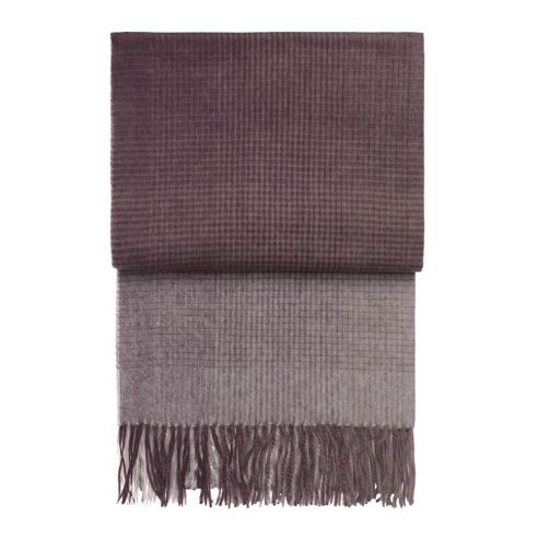 Elvang Denmark Horizon Throw In Plum In 50% Alpaca & 40% Sheep Wool 130x200cm - EL7504