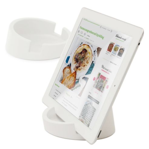Bosign iPad Stand and Holder In White Recyclable Silicone - B262900