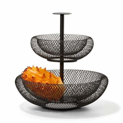 Philippi Cake Stand Mesh Design Steel Powdercoated Finish 29cm Diameter - PH153014