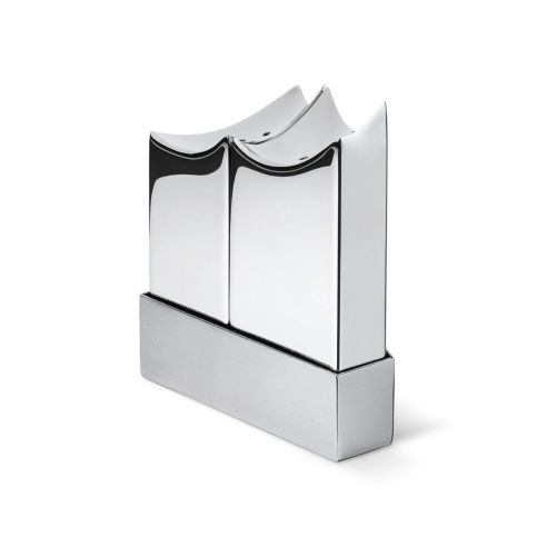 Philippi Salt And Pepper 3 Piece Set Elbphilharmonie Design Stainless Steel With Polished And Brushed Finishes - PH181015