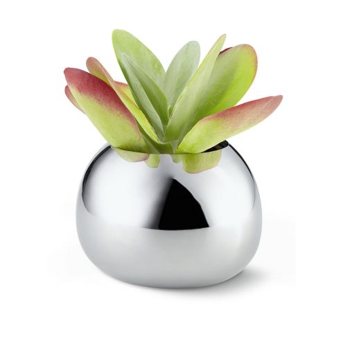 Philippi Vase Bella Design Stainless Steel Polished Mirror Finish Small 12cm Height - PH202004