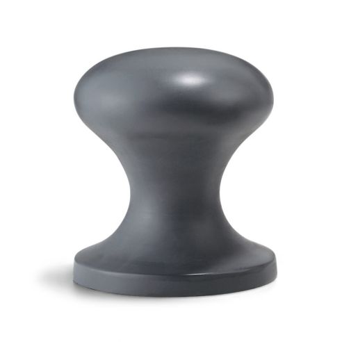 Philippi Door Stop Hamburger Design In Matt Aluminium Matt Galvanised 1.4Kg Weight - PH240011
