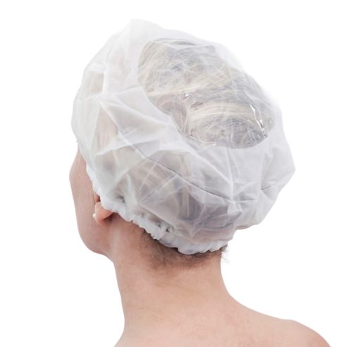 Bosign Shower Cap Dot Design In Frost White - B217000