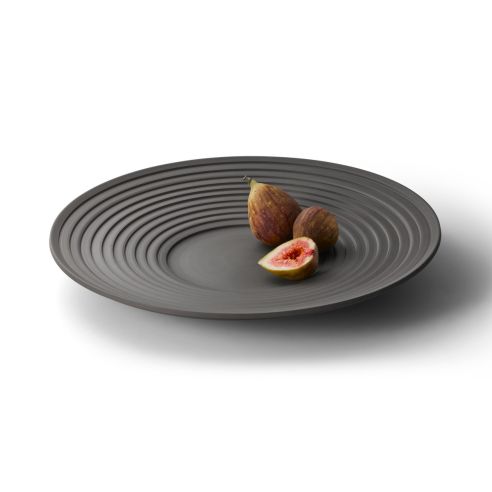 Philippi Bowl Sharp Step Design In Ceramic In Unglazed Finish Dia 37cm - PH143012